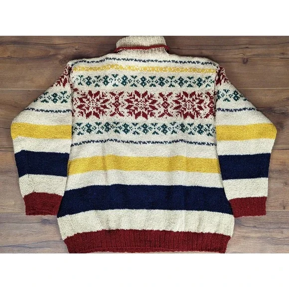 Vintage 90s Ralph Lauren Polo Country Wool/Silk Turtleneck Sweater M